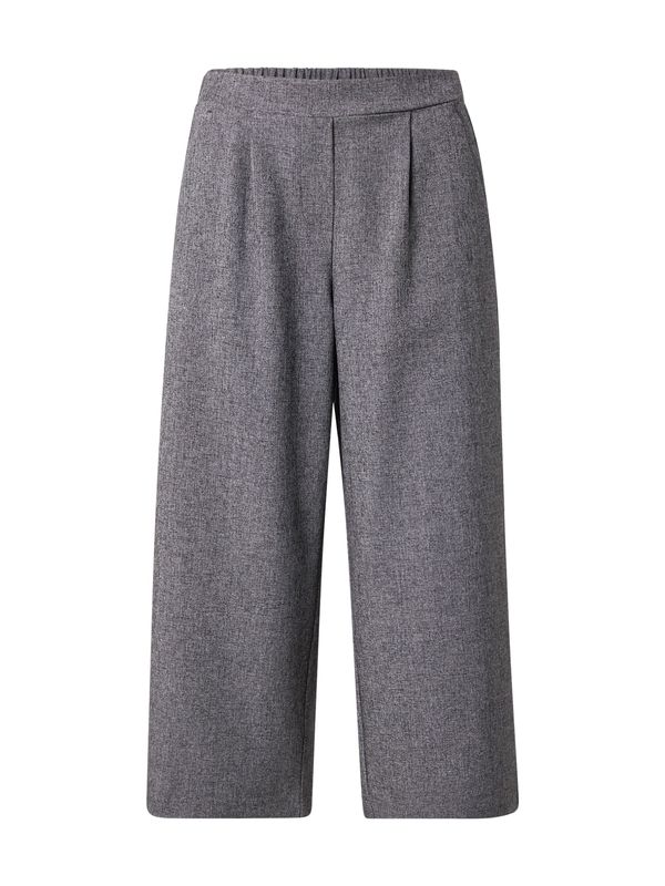 Vero Moda VERO MODA Hlače s naborima 'VMANNI'  crna melange