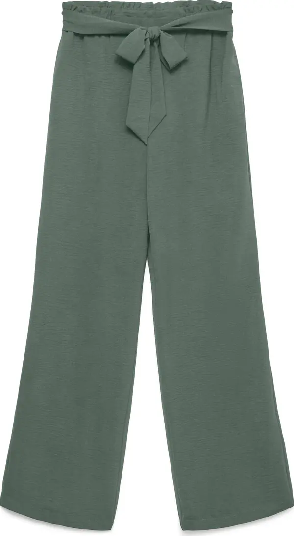 Vero Moda VERO MODA Hlače s naborima 'VMCARLA'  tamno zelena