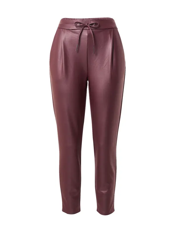 VERO MODA VERO MODA Hlače s naborima 'VMEVA'  boja vina