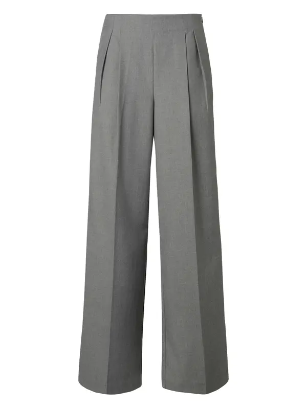 Vero Moda VERO MODA Hlače s naborima 'VMHailey'  siva melange