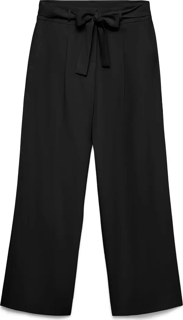Vero Moda VERO MODA Hlače s naborima 'VMKATELYN'  crna