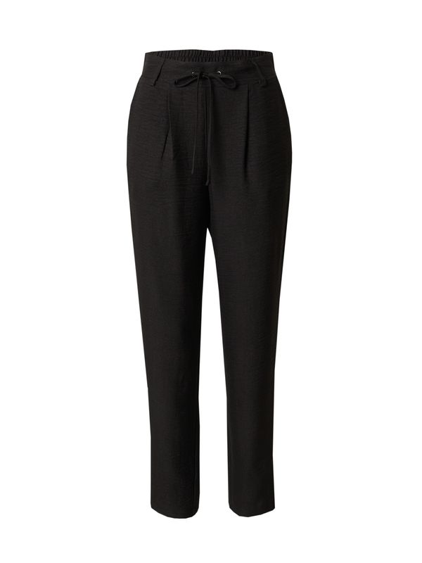 VERO MODA VERO MODA Hlače s naborima 'VMMELONEY'  crna