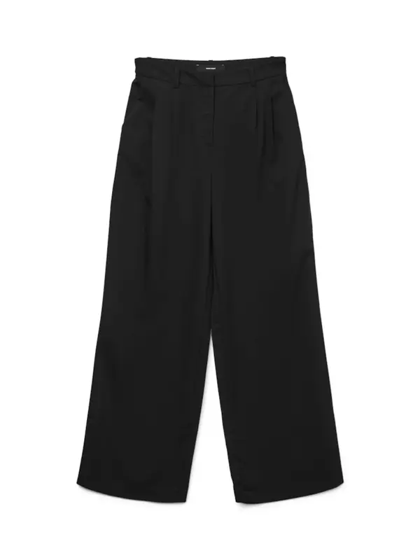 VERO MODA VERO MODA Hlače s naborima 'VMNila'  crna