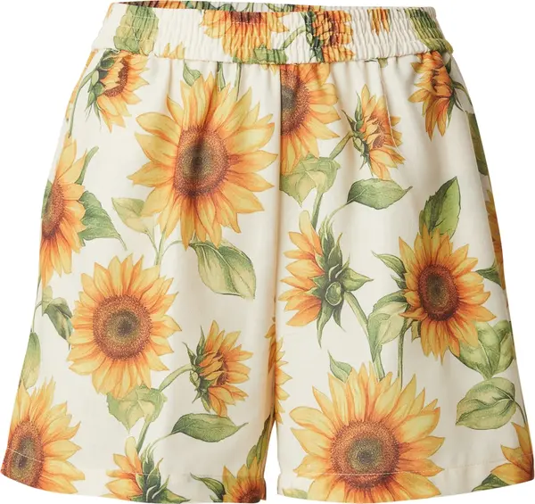 Vero Moda VERO MODA Hlače 'VMBIRDIE'  limun / med / maslinasta / bijela