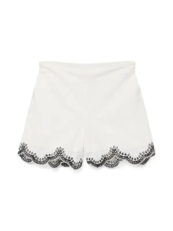 VERO MODA VERO MODA Hlače 'VMDiana'  crna / bijela