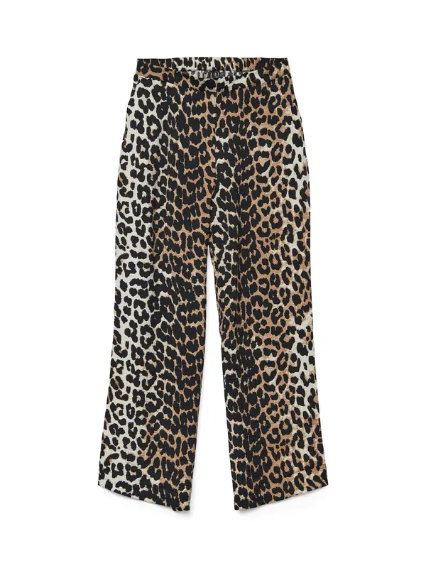Vero Moda VERO MODA Hlače 'VMJosie'  bež / boja pijeska / crna