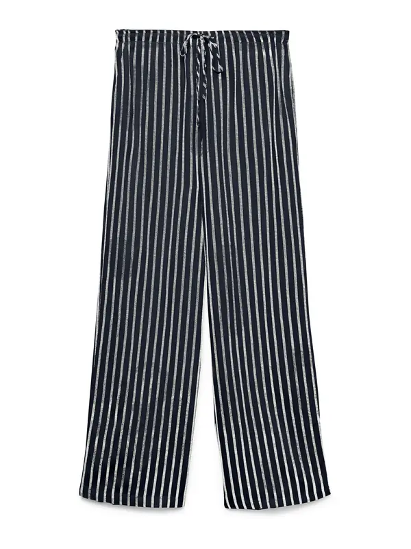 VERO MODA VERO MODA Hlače 'VMRosie'  mornarsko plava / bijela