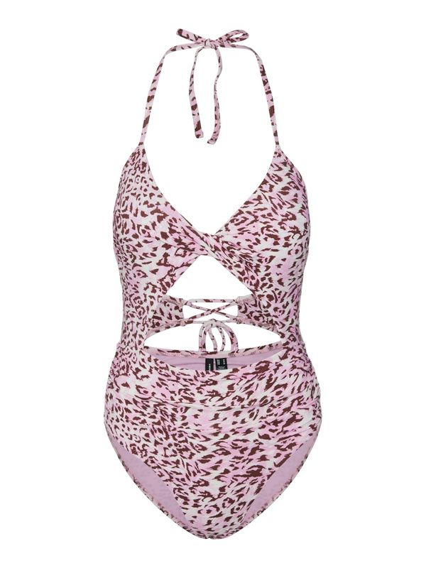 VERO MODA VERO MODA Jednodijelni kupaći kostim  ciklama / roza / bijela