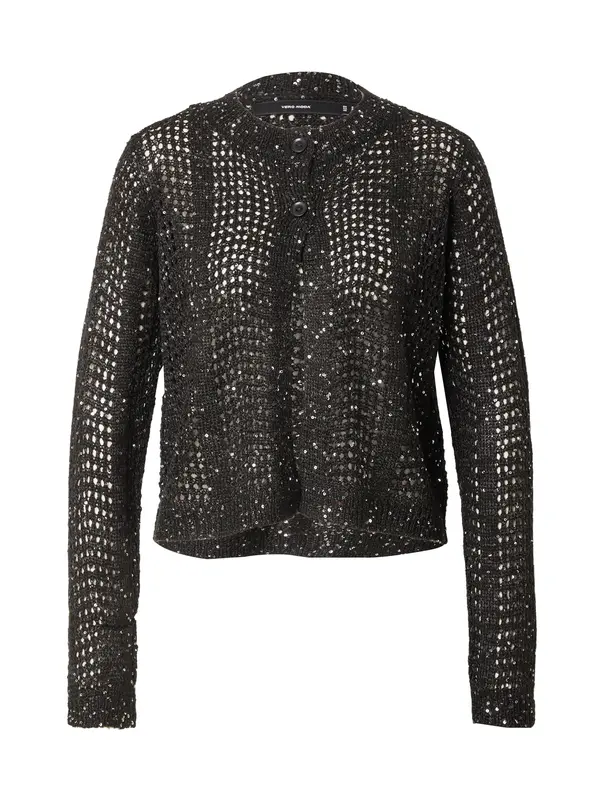 VERO MODA VERO MODA Kardigan 'Leilani'  crna / srebro