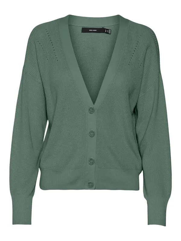 Vero Moda VERO MODA Kardigan 'New Lexsun'  tamno zelena