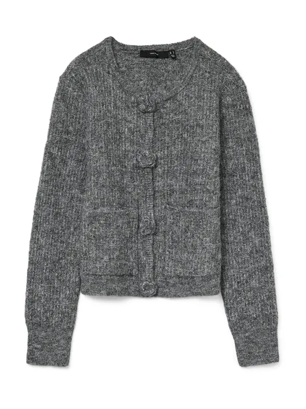 Vero Moda VERO MODA Kardigan 'VMBLOSSOM'  siva melange