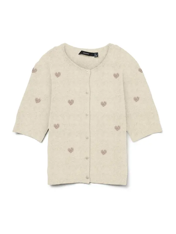 Vero Moda VERO MODA Kardigan 'VMDoffy Intarsia'  bež / boja pijeska