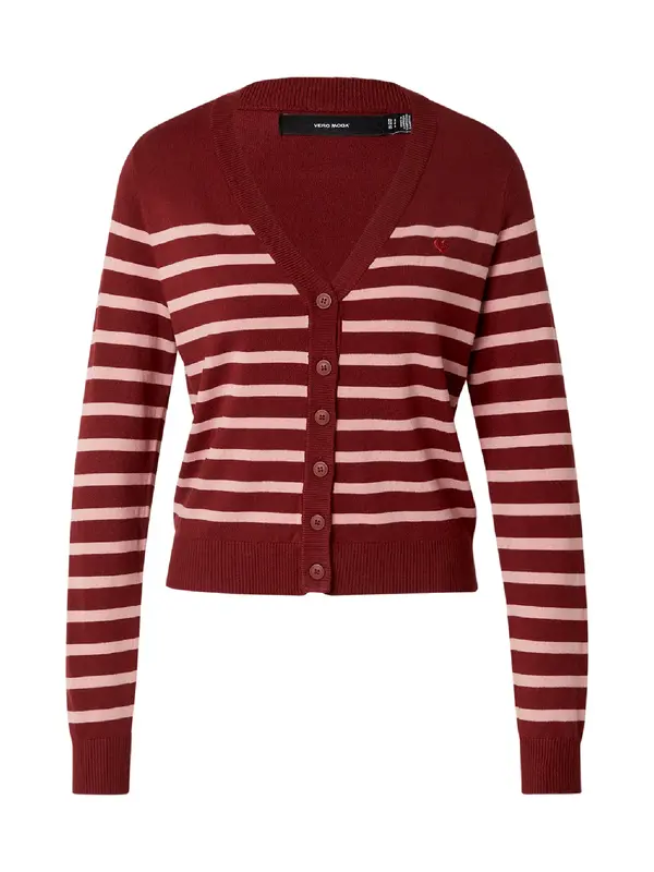 VERO MODA VERO MODA Kardigan 'VMDORY'  roza / boja vina