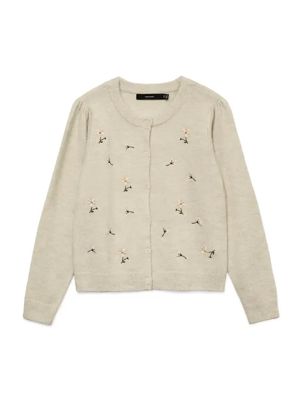 Vero Moda VERO MODA Kardigan 'VMFiorella'  bež / žuta / tamno zelena / puder roza