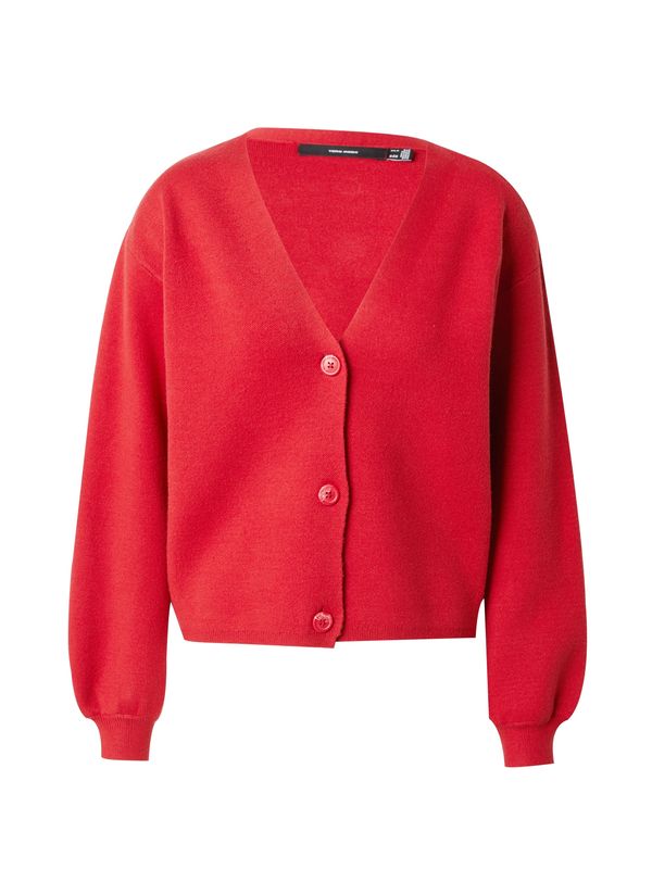VERO MODA VERO MODA Kardigan 'VMGOLDA'  crvena