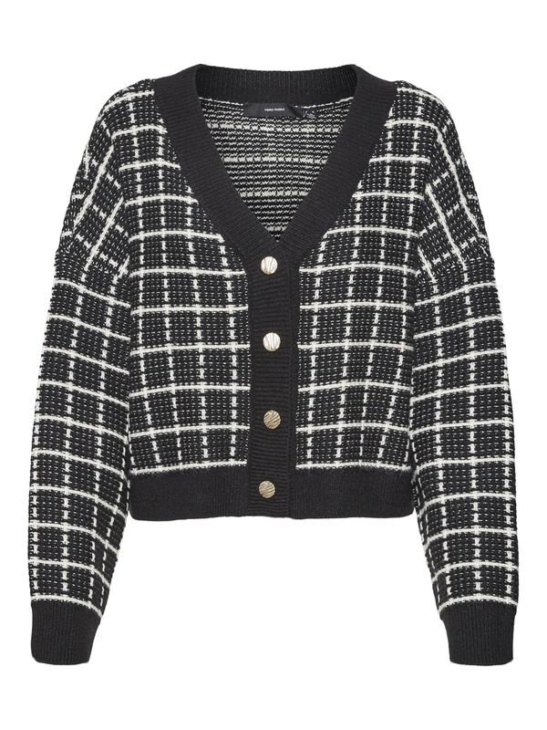 VERO MODA VERO MODA Kardigan 'VMKIA'  crna / bijela