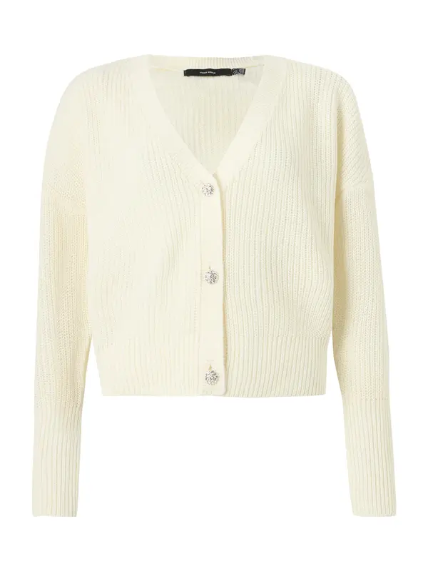 Vero Moda VERO MODA Kardigan 'VMLealight'  vuneno bijela
