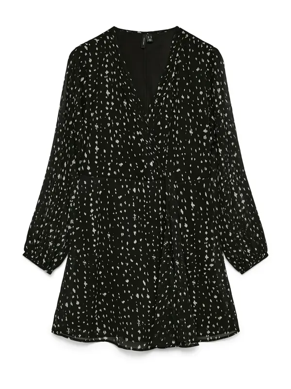 Vero Moda VERO MODA Koktel haljina 'VMHOLLY'  svijetlosiva / crna