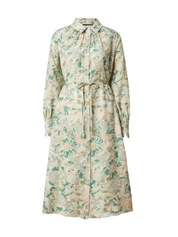 VERO MODA VERO MODA Košulja haljina 'ELIS ELLA'  bež / toplo smeđa / pastelno plava / zelena