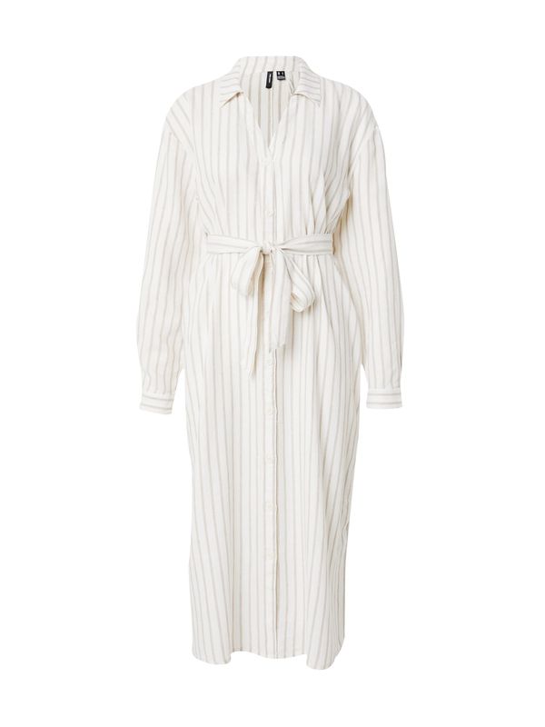 VERO MODA VERO MODA Košulja haljina 'LINN'  bež / bijela melange