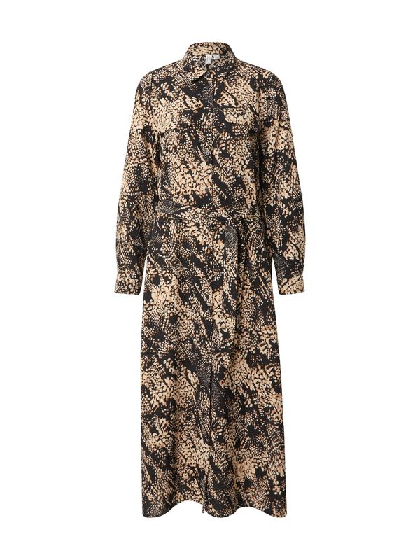 VERO MODA VERO MODA Košulja haljina  pijesak / smeđa / crna