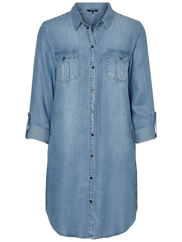 VERO MODA VERO MODA Košulja haljina  plavi traper