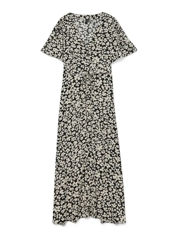 Vero Moda VERO MODA Košulja haljina 'VMAlba'  bež / crna