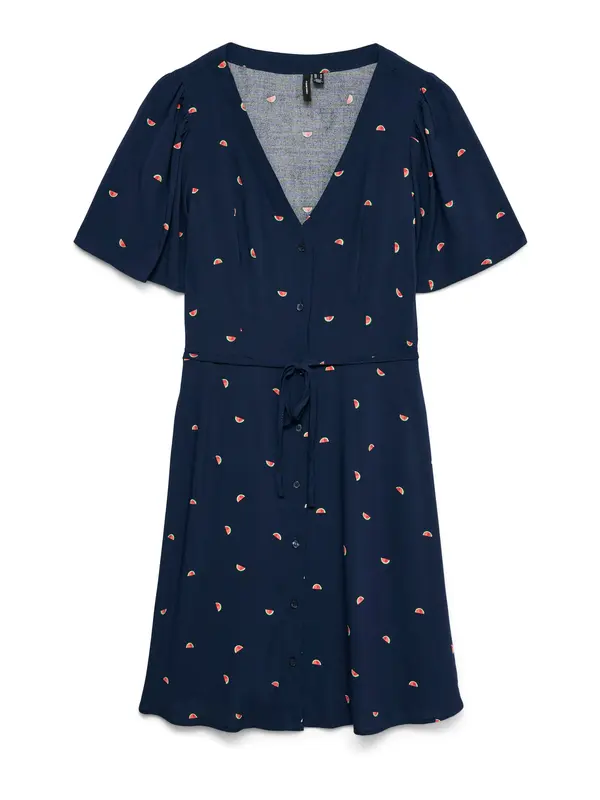 VERO MODA VERO MODA Košulja haljina 'VMALBA'  mornarsko plava / travnato zelena / lubenica roza