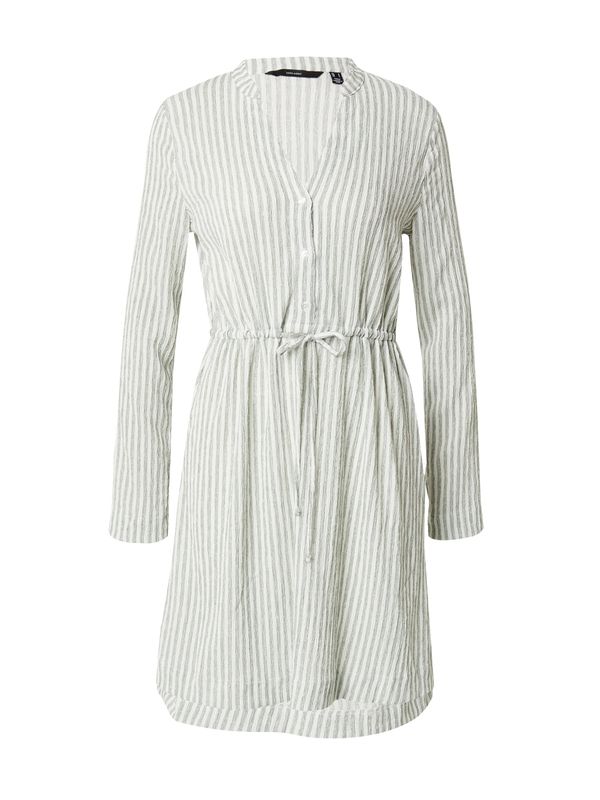 VERO MODA VERO MODA Košulja haljina 'VMBERTA PIA'  pastelno zelena / bijela