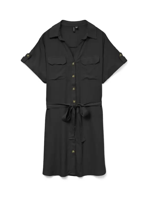 Vero Moda VERO MODA Košulja haljina 'VMBumpy'  crna