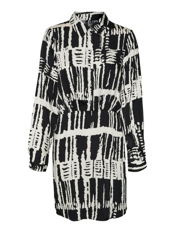 Vero Moda VERO MODA Košulja haljina 'VMCINDY CLEO'  bež / crna