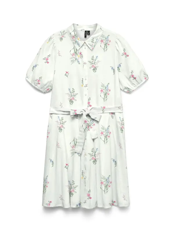 VERO MODA VERO MODA Košulja haljina 'VMDICTHE'  plava / tamno zelena / roza / bijela