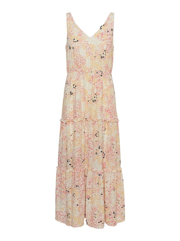 VERO MODA VERO MODA Ljetna haljina 'Hannah'  žuta / roza / crna / prljavo bijela