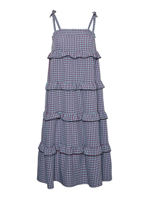 VERO MODA VERO MODA Ljetna haljina 'Kendra'  svijetloplava / ljubičasto crvena / rosé
