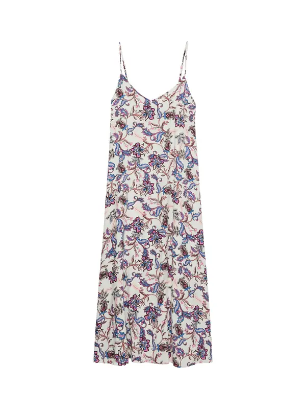 VERO MODA VERO MODA Ljetna haljina 'VMCHERIE'  plava / smeđa / roza / prljavo bijela