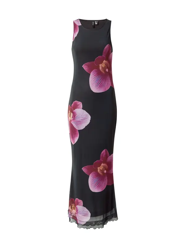 VERO MODA VERO MODA Ljetna haljina 'VMFlory'  žuta / ciklama / roza / crna