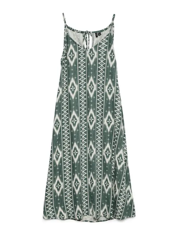 Vero Moda VERO MODA Ljetna haljina 'VMJESMILO'  kraljevski zelena / prljavo bijela