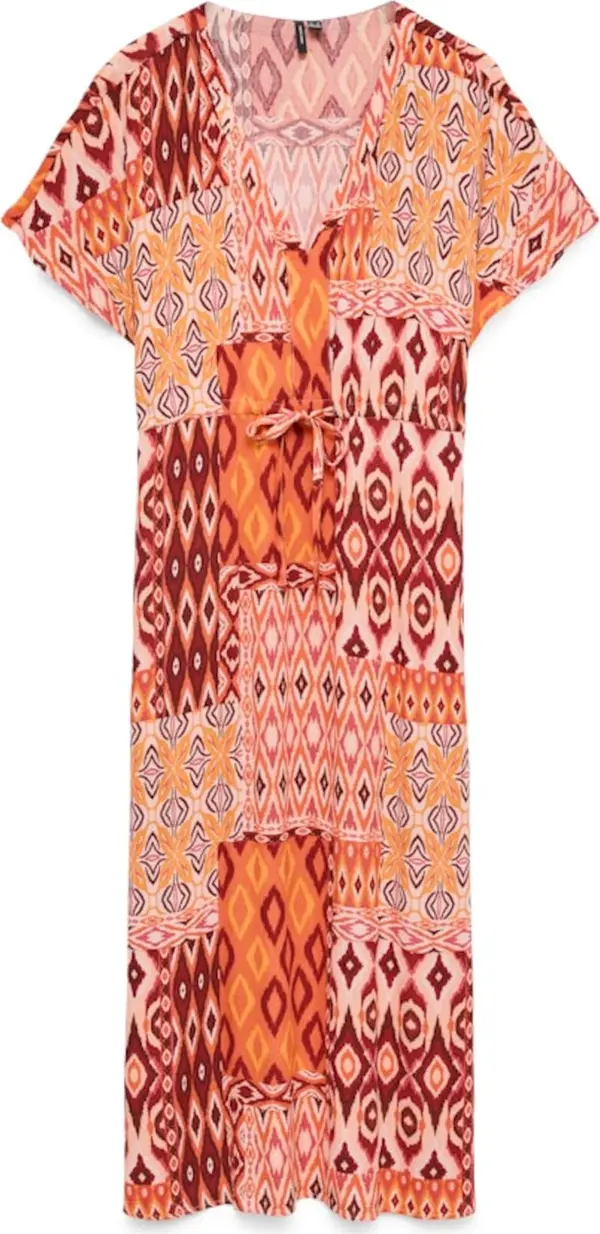 Vero Moda VERO MODA Ljetna haljina 'VMMENNY'  ciglasto crvena / bordo / lubenica roza