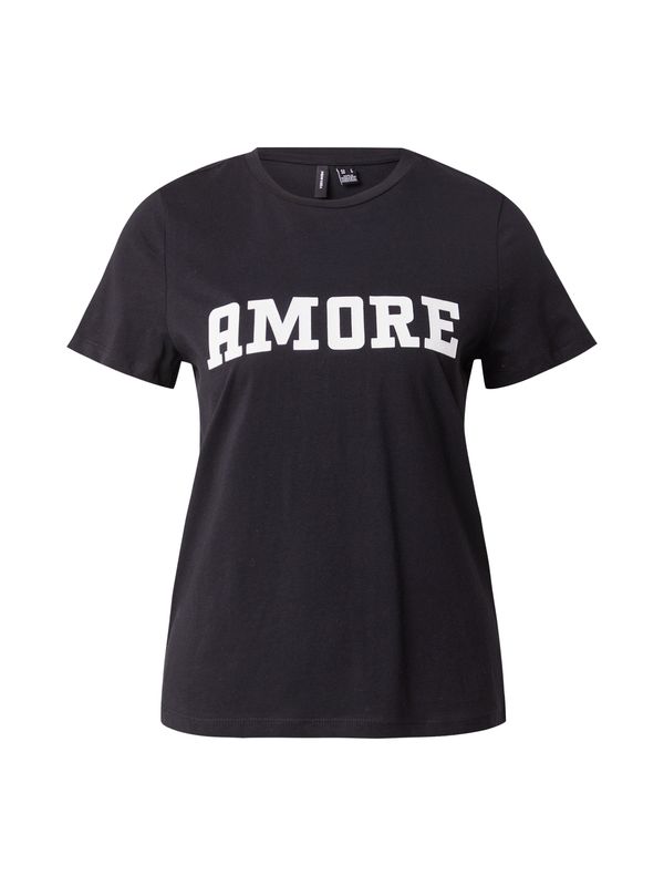 VERO MODA VERO MODA Majica  crna / bijela
