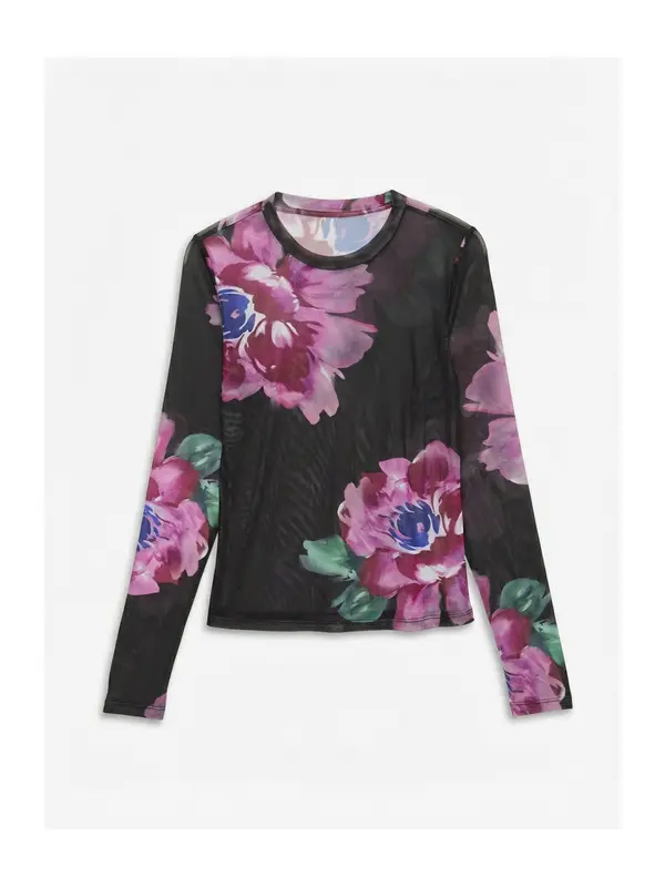 Vero Moda VERO MODA Majica 'VMASTI'  limeta / roza / crvena / crna