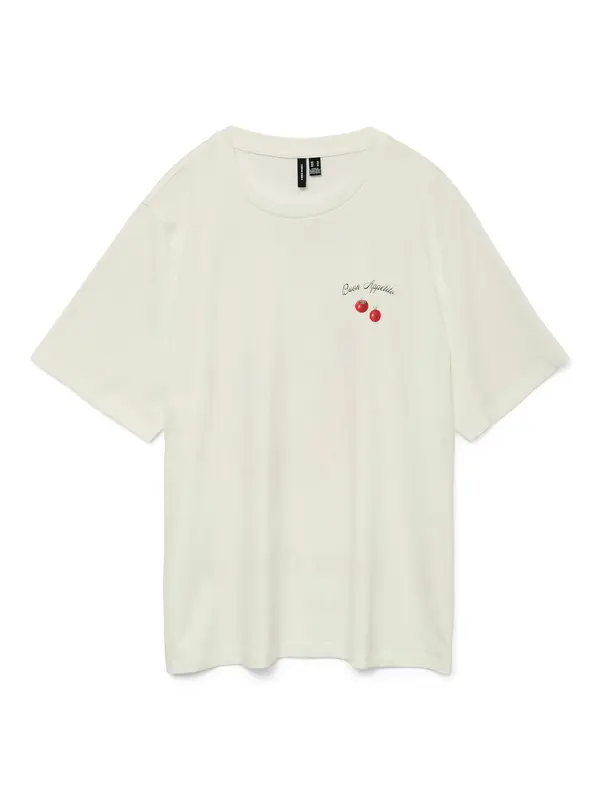 Vero Moda VERO MODA Majica 'VMAya Caty'  svijetlozelena / crvena / crna / bijela