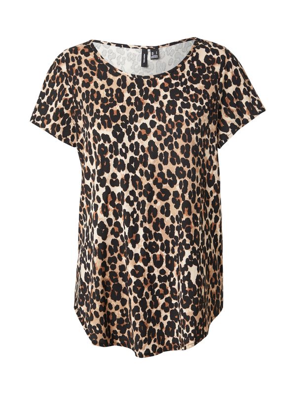 VERO MODA VERO MODA Majica 'VMBELLA'  smeđa / crna / bijela