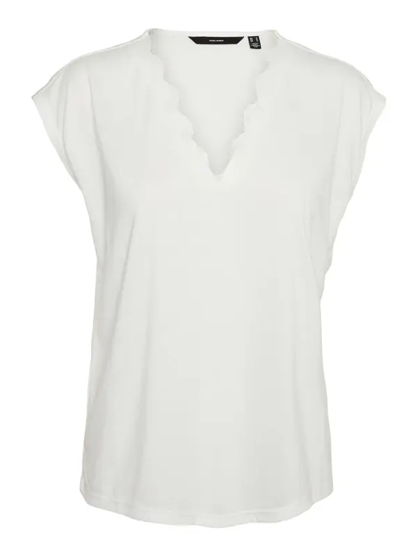 Vero Moda VERO MODA Majica 'VMCarrie'  bijela