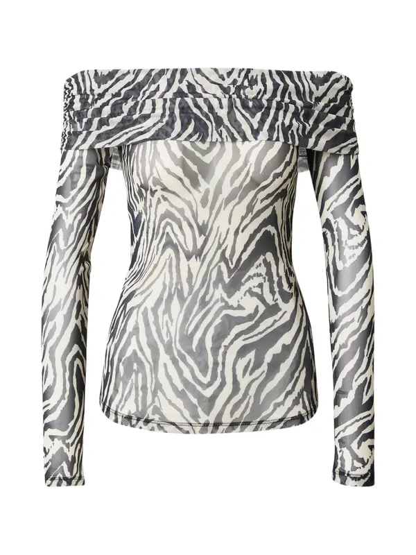 Vero Moda VERO MODA Majica 'VMFLORY'  crna / bijela