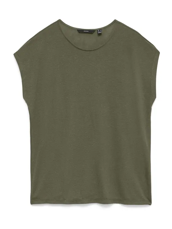 Vero Moda VERO MODA Majica 'VMGINA AVA'  maslinasta