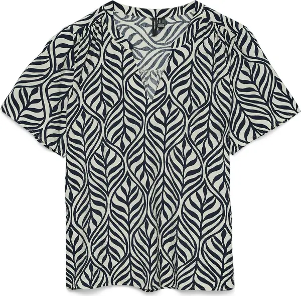 Vero Moda VERO MODA Majica 'VMJOSIE'  bež / morsko plava