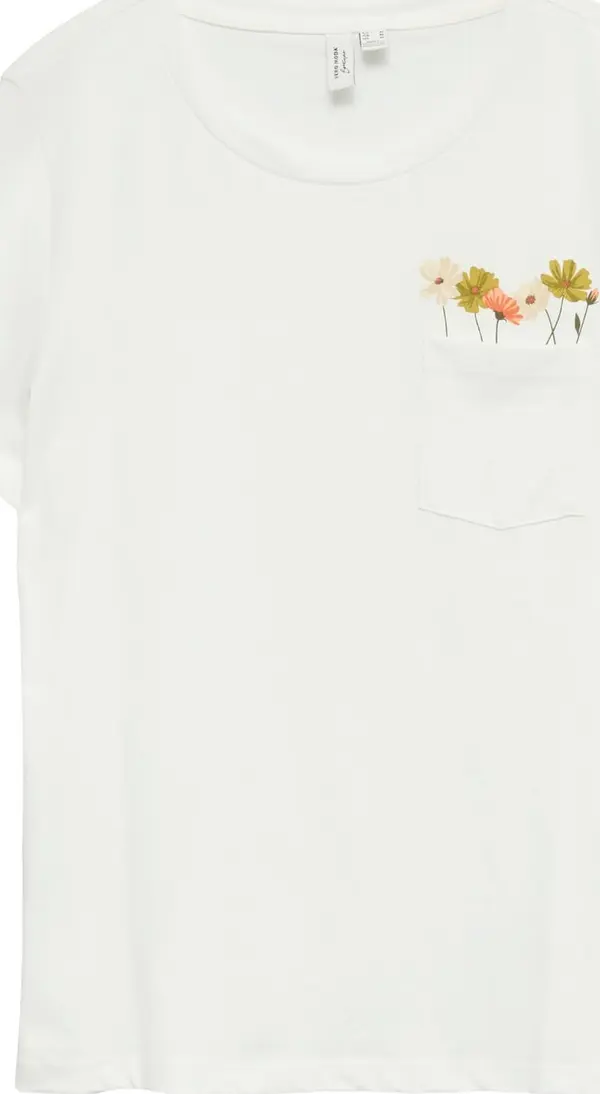 Vero Moda VERO MODA Majica 'VMKARMA'  boja pijeska / sivkasto zelena / narančasta / bijela