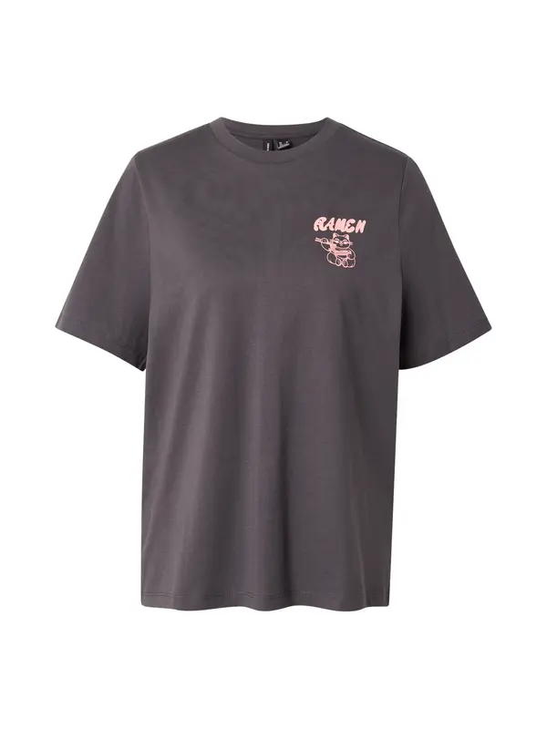 Vero Moda VERO MODA Majica 'VMLILJE CATY'  bazalt siva / roza