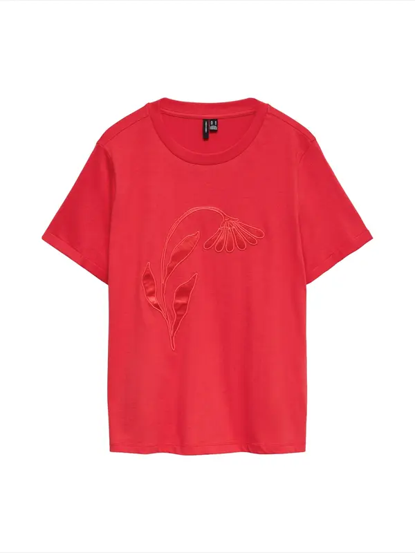 VERO MODA VERO MODA Majica 'VMMAJA PAULINA'  trešnja crvena