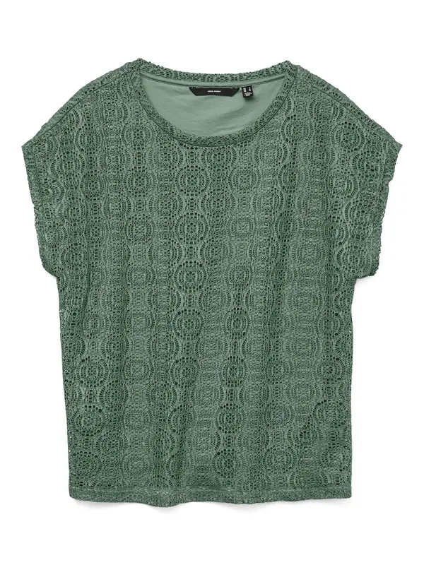 Vero Moda VERO MODA Majica 'VMMAYA AVA'  sivkasto zelena